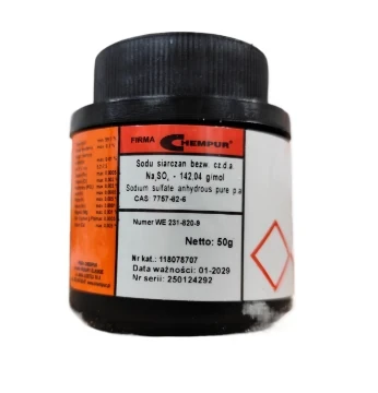 Siarczan sodu bezwodny czda - 1KG - Na2SO4 - CAS 7757-82-6