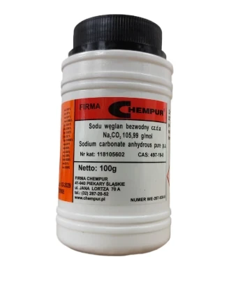 Sodu węglan bezwodny czda CAS 497-19-8 opakowanie 1kg