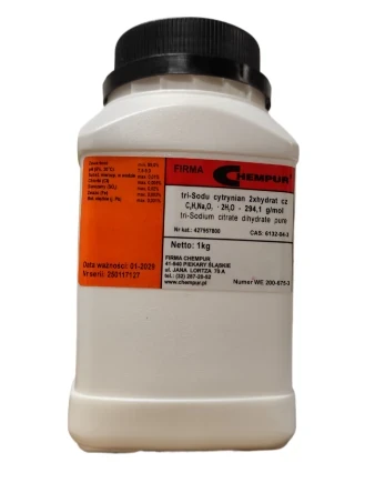 Sodu cytrynian 2 hydrat cz CAS 6132-04-3 opakowanie 1kg