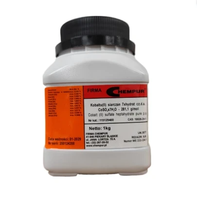 Siarczan kobaltu (II) 7 hydrat czda CAS 10026-24-1 opakowanie 1kg
