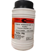Wielosiarczek potasu cz CAS 37199-66-9