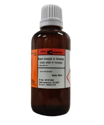 Balsam kanadyjski do mikroskopii CAS 8007-47-4