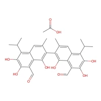 Gossypol-acetic acid CAS 12542-36-8