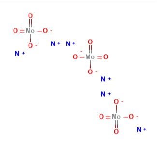Molibdenian amonu 4 hydrat 0,5 mol/l wzór CAS 12054-85-2