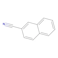 Naphthalene-2-carbonitrile, 97% CAS 613-46-7