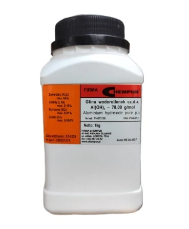 Wodorotlenek glinu czda CAS 21645-51-2 opakowanie 1kg