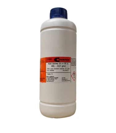 Kwas azotowy (v) 2% cz CAS 7697-37-2 opakowanie 1l