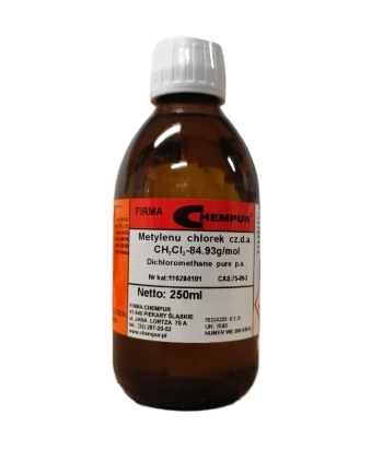 Dichlorometan (chlorek metylenu) czda wzór CAS 75-09-2 opakowanie 250ml