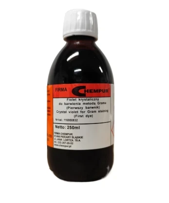 Fiolet krystaliczny do barwienia metodą Grama opakowanie 250ml