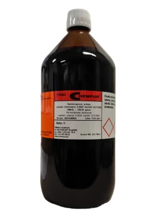 Potasu nadmanganian r-r 0,0025 mol/l CAS 7722-64-7 opakowanie 1l