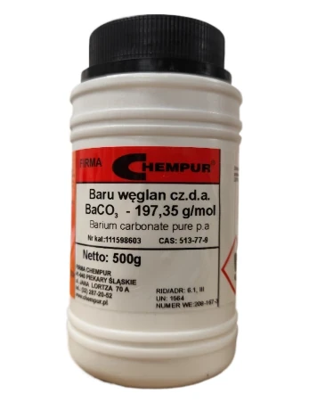Węglan baru czda CAS 513-77-9 opakowanie 500g