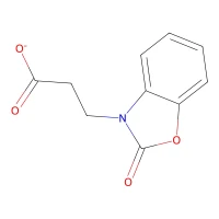3-(2-Oxo-2,3-dihydro-1,3-benzoxazol-3-yl)propanoic acid, 97% CAS 13610-59-8