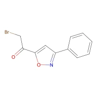 2-Bromo-1-(3-phenylisoxazol-5-yl)ethan-1-one, 95% CAS 14731-14-7