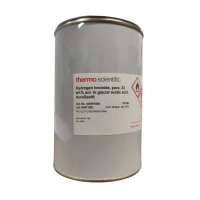 Hydrogen bromide, pure, 33 wt.% sol. in glacial acetic acid, AcroSeal CAS 37348-16-6