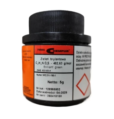 Zieleń brylantowa CAS 633-03-4 - 5G