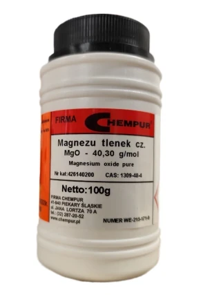 Tlenek magnezu cz CAS 1309-48-4 opakowanie 250g
