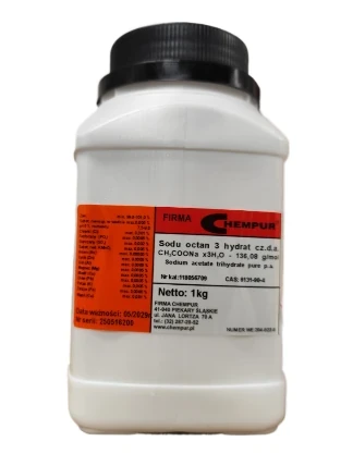 Octan sodu 3 hydrat czda CAS 6131-90-4