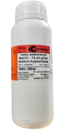 Sodu podchloryn 15% CAS 7681-52-9 - 500ML