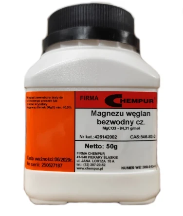 Węglan magnezu bezwodny cz CAS 13717-00-5