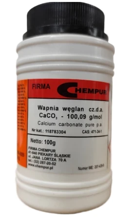 Węglan wapnia bezwodny czda - 1kg