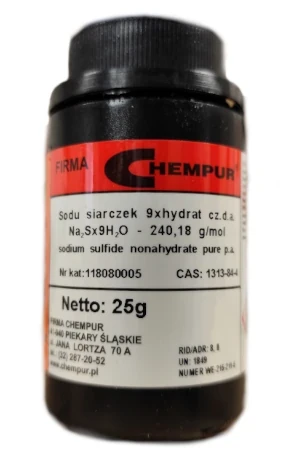 Siarczek sodu 9 hydrat czda - 25G
