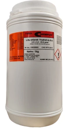 Chlorek litu 1 hydrat czda - 1KG