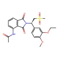 (R)-N-(2-(1-(3-Ethoxy-4-methoxyphenyl)-2-(methylsulfonyl)ethyl)-1,3-dioxoisoindolin-4-yl)acetamide 98% CAS 608141-44-2
