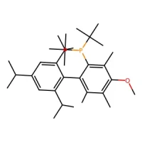 Di-tert-butyl(2',4',6'-triisopropyl-4-methoxy-3,5,6-trimethyl-[1,1'-biphenyl]-2-yl)phosphine 98% CAS 1359986-21-2