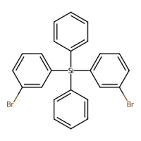 Bis(3-bromophenyl)diphenylsilane 97% CAS 500886-98-6