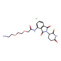2-(2-(2-Aminoethoxy)ethoxy)-N-(2-(2,6-dioxopiperidin-3-yl)-1,3-dioxoisoindolin-4-yl)acetamide hydrochloride 97% CAS 2380273-73-2