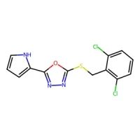2-((2,6-Dichlorobenzyl)thio)-5-(1H-pyrrol-2-yl)-1,3,4-oxadiazole 98% CAS 2253744-54-4