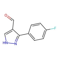 3-(4-Fluorophenyl)-1H-pyrazole-4-carbaldehyde 98% CAS 306936-57-2