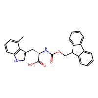(S)-2-((((9H-Fluoren-9-yl)methoxy)carbonyl)amino)-3-(4-methyl-1H-indol-3-yl)propanoic acid 98% CAS 2411871-30-0