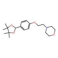 4-(2-(4-(4,4,5,5-Tetramethyl-1,3,2-dioxaborolan-2-yl)phenoxy)ethyl)morpholine 96% CAS 690636-28-3