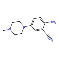 2-Amino-5-(4-methylpiperazin-1-yl)benzonitrile 98% CAS 38943-98-5