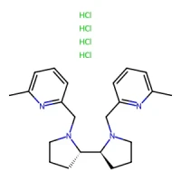 (2S,2'S)-1,1'-Bis((6-methylpyridin-2-yl)methyl)-2,2'-bipyrrolidine tetrahydrochloride 97% CAS 1228077-89-1