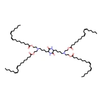 (((3,6-Dioxopiperazine-2,5-diyl)bis(butane-4,1-diyl))bis(azanetriyl))tetrakis(ethane-2,1-diyl) (9Z,9'Z,9''Z,9'''Z,12Z,12'Z,12''Z,12'''Z)-tetrakis(octadeca-9,12-dienoate) 95% CAS 1853202-95-5