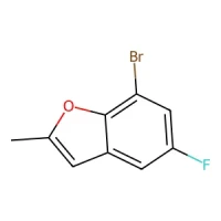 7-Bromo-5-fluoro-2-methylbenzofuran 95% CAS 253429-24-2