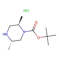 rel-(2R,5S)-tert-Butyl 2,5-dimethylpiperazine-1-carboxylate hydrochloride 97% CAS 792969-69-8