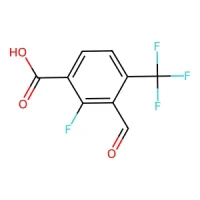 2-Fluoro-3-formyl-4-(trifluoromethyl)benzoic acid 98% CAS 2384294-38-4