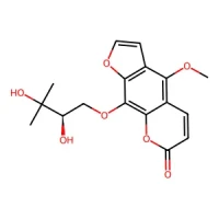 (R)-9-(2,3-Dihydroxy-3-methylbutoxy)-4-methoxy-7H-furo[3,2-g]chromen-7-one 99+% CAS 482-25-7