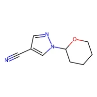 1-(Tetrahydro-2H-pyran-2-yl)-1H-pyrazole-4-carbonitrile 97% CAS 1448317-12-1