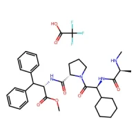 Methyl (S)-2-((S)-1-((S)-2-cyclohexyl-2-((S)-2-(methylamino)propanamido)acetyl)pyrrolidine-2-carboxamido)-3,3-diphenylpropanoate 2,2,2-trifluoroacetate 98%