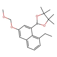 2-(8-Ethyl-3-(methoxymethoxy)naphthalen-1-yl)-4,4,5,5-tetramethyl-1,3,2-dioxaborolane 95% CAS 2621932-60-1