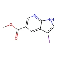 Methyl 3-iodo-1H-pyrrolo[2,3-b]pyridine-5-carboxylate 97% CAS 944937-30-8