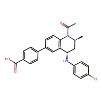 4-((2S,4R)-1-Acetyl-4-((4-chlorophenyl)amino)-2-methyl-1,2,3,4-tetrahydroquinolin-6-yl)benzoic acid 98% CAS 1300031-52-0
