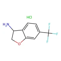 6-(Trifluoromethyl)-2,3-dihydrobenzofuran-3-amine hydrochloride 97% CAS 2682114-41-4