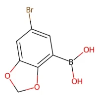(6-Bromobenzo[d][1,3]dioxol-4-yl)boronic acid 98% CAS 1150114-39-8