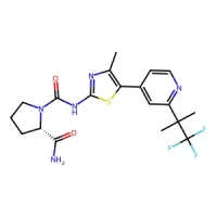 (S)-N1-(4-Methyl-5-(2-(1,1,1-trifluoro-2-methylpropan-2-yl)pyridin-4-yl)thiazol-2-yl)pyrrolidine-1,2-dicarboxamide 99% CAS 1217486-61-7