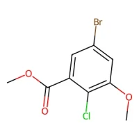 Methyl 5-bromo-2-chloro-3-methoxybenzoate 98% CAS 697762-67-7